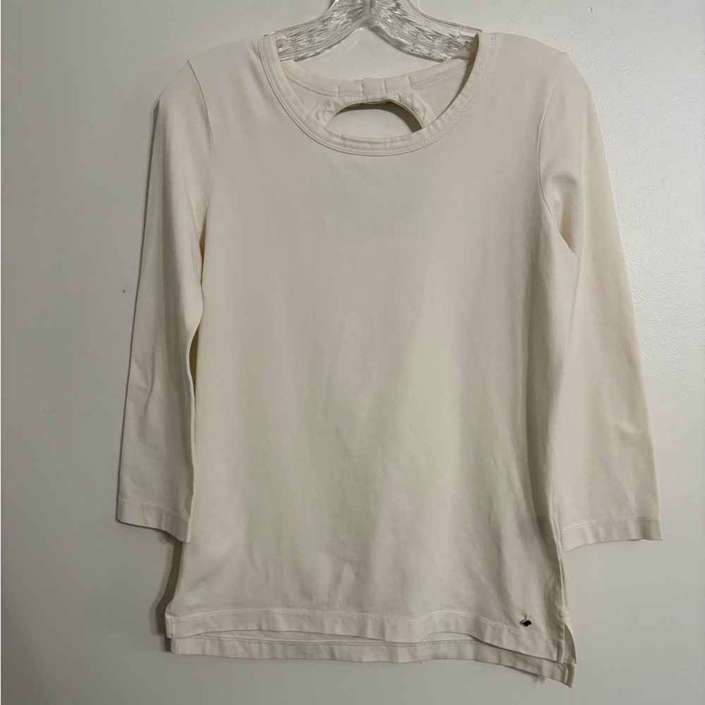 Kate Spade Ivory Women's Key hole back Bow Top Size Small